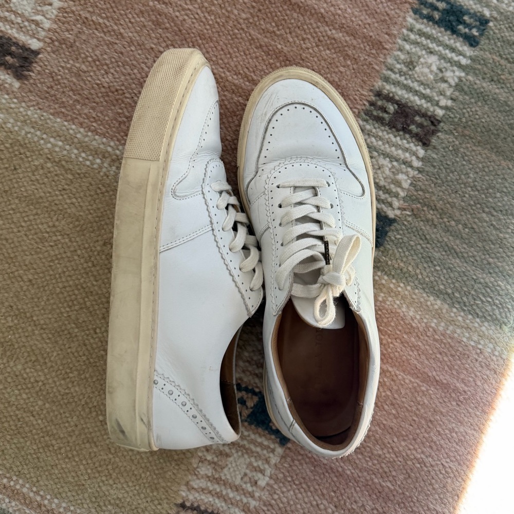 Ulla Johnson white leather sneakers. 9.5